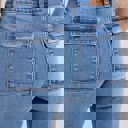  Judy Blue Mid Rise Bermuda with Flap Pockets Denim Short 15288