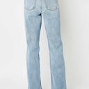  Judy Blue High Waist Light Wash Straight Denim 82501