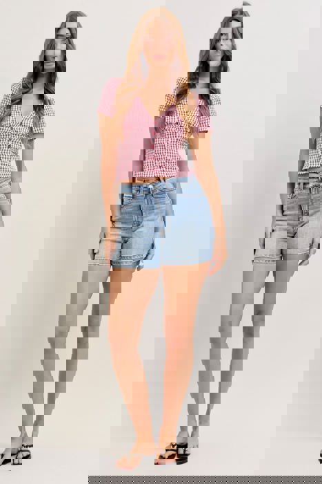 Judy Blue High Waist Slim Denim Short 152104