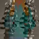  Panache Dark Green Quarter Zip Sweatshirt