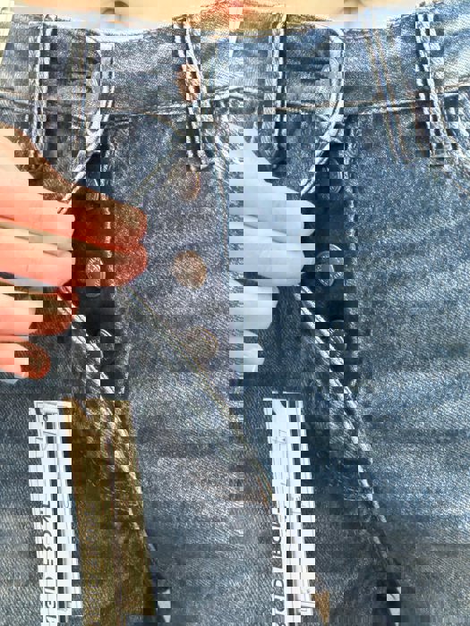 Judy Blue High Waist Button Fly Rigid Magic Cut Off Denim Short 150381