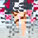  Birdie Crossover Lined Active Shorts in Black