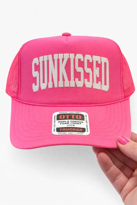Southern Bliss Sunkissed Hot Pink Otto Trucker Hat