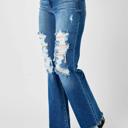  Judy Blue Mid Rise Dad Denim Jeans 82605 - Plus