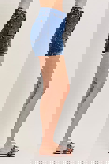 Judy Blue High Waist Tummy Control Slim Denim Short 150351