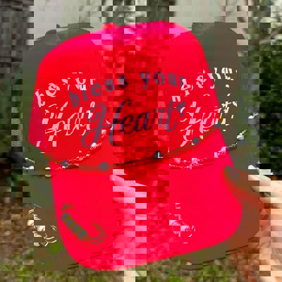 Southern Bliss Bless Your Heart Red Otto Trucker Hat