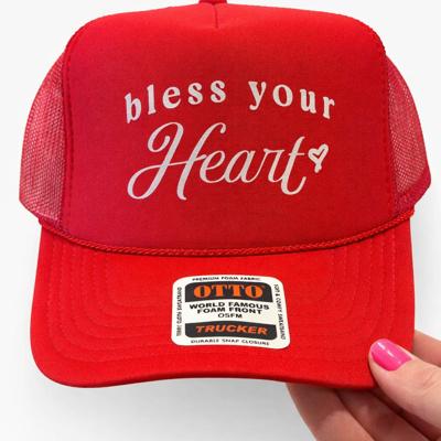 Southern Bliss Bless Your Heart Red Otto Trucker Hat