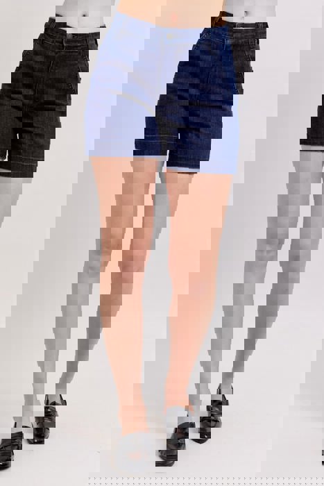 Judy Blue High Waist Dark Trouser Denim Short 15290