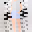  Judy Blue High Waist Dark Trouser Denim Short 15290