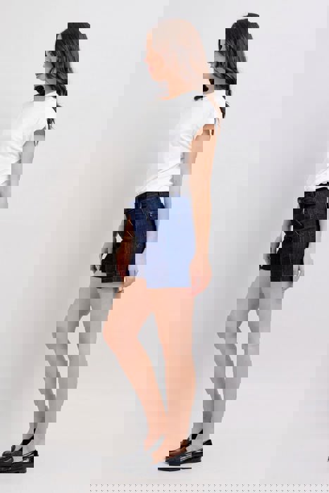 Judy Blue High Waist Dark Trouser Denim Short 15290