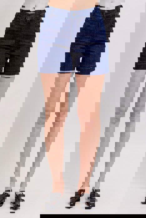 Judy Blue High Waist Dark Trouser Denim Short 15290