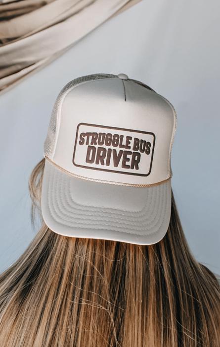 Southern Bliss Struggle Bus Driver Cream Otto Trucker Hat