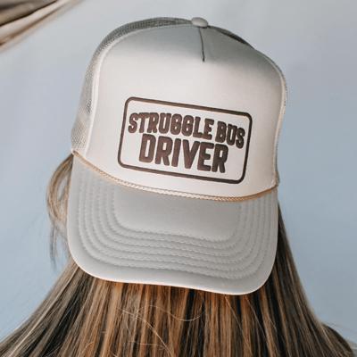 Southern Bliss Struggle Bus Driver Cream Otto Trucker Hat