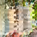  Southern Bliss More Coffee Less Talky Foam Lettering Khaki Otto Trucker Hat