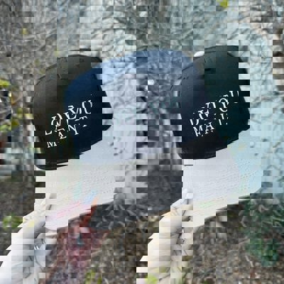 Southern Bliss Love You Mean It Black Canvas Otto Trucker Hat