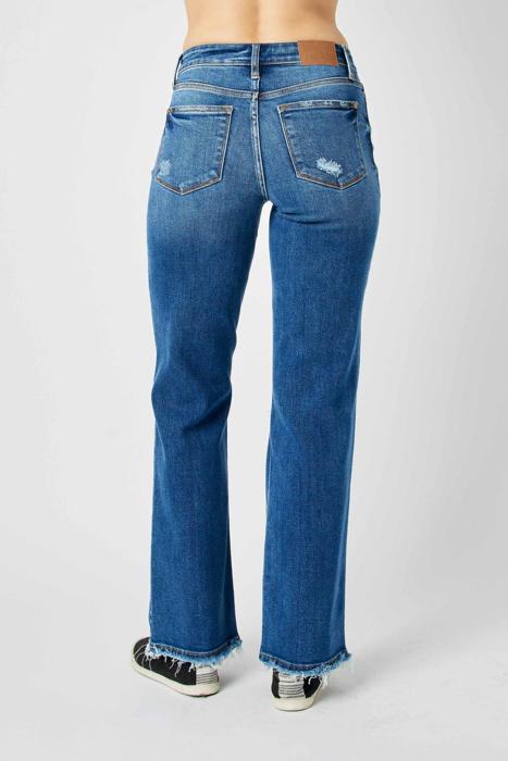 Judy Blue Mid Rise Dad Denim Jeans 82605 - Plus