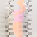  Judy Blue High Waist Pink Aurora Weekender Double Cuff Denim Short 150357