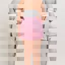  Judy Blue High Waist Pink Aurora Weekender Double Cuff Denim Short 150357