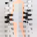  Judy Blue High Waist Black Cut Off Dad Denim Short 15286