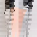  Judy Blue High Waist Black Cut Off Dad Denim Short 15286