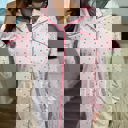  Birdie Sleep Dress Light Pink Pinstripe with Hearts