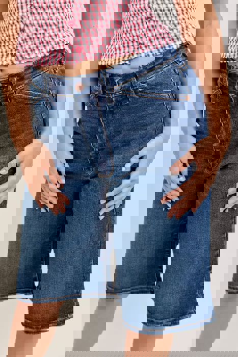 Judy Blue High Waist Jort Denim Short 152111