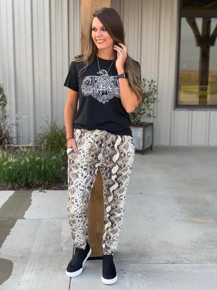 Texas True Threads Snakeskin Jogger