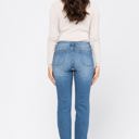  Judy Blue Bloom Maternity Destroyed Boyfriend Denim Mid Rise 9802