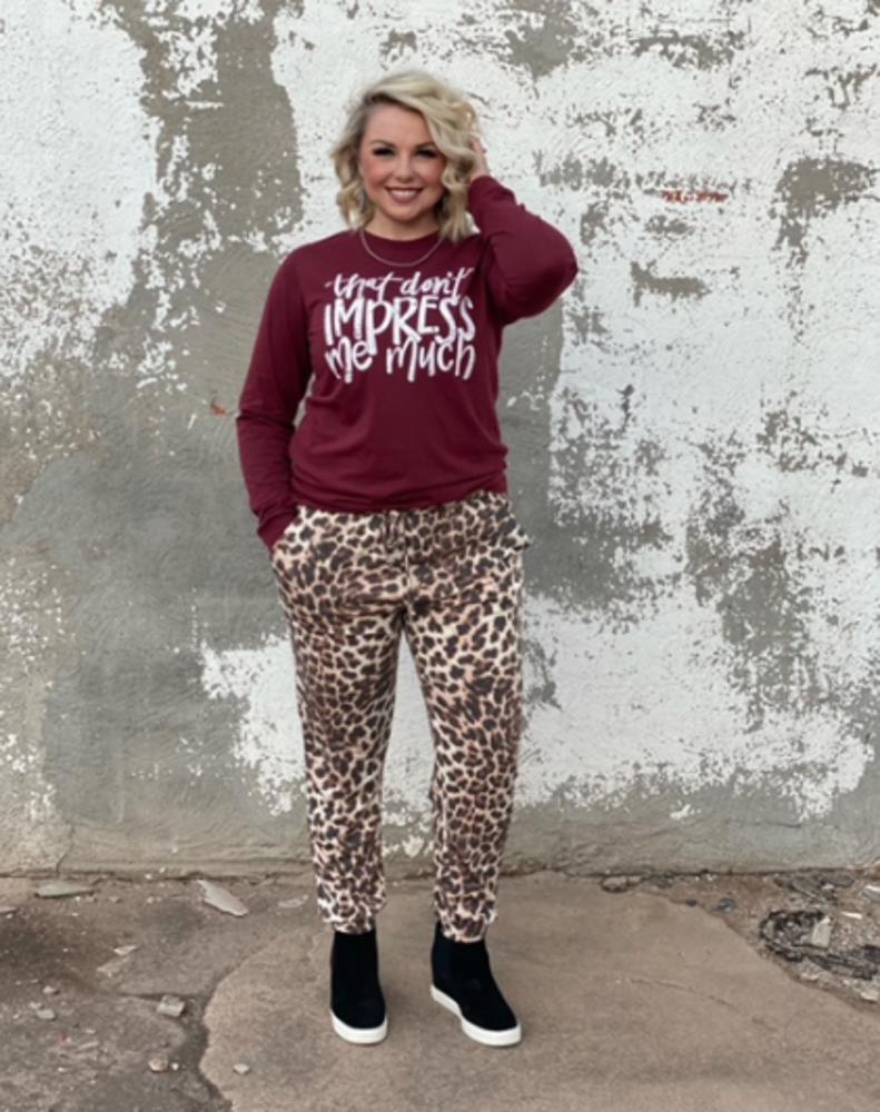 Texas True Threads Leopard Jogger