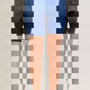  Judy Blue Mid Rise Bermuda Denim Short 152108