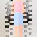  Judy Blue Mid Rise Bermuda Denim Short 152108