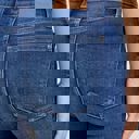  Judy Blue Mid Rise Bermuda Denim Short 152108