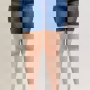  Judy Blue Mid Rise Bermuda Denim Short 152108