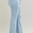  Judy Blue High Waist 90's Back Rip Straight Denim Jeans 82600 - Plus
