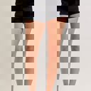  Judy Blue High Waist Aurora Weekender Double Rolled Cuff Black Denim Short 150358