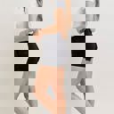  Judy Blue High Waist Aurora Weekender Double Rolled Cuff Black Denim Short 150358