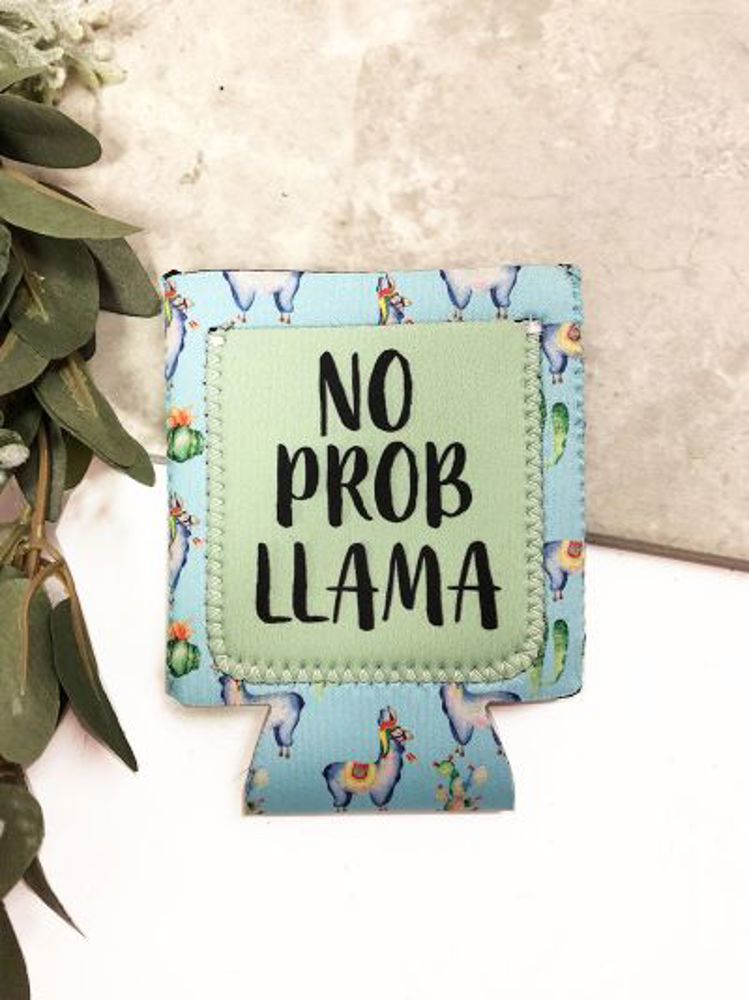 Peachy Keen Regular Can Cooler - No Prob-Llama