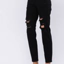  Judy Blue Black High Waist Destroyed Boyfriend Denim 82161