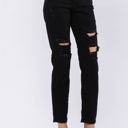  Judy Blue Black High Waist Destroyed Boyfriend Denim 82161