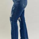  Judy Blue Mid Rise Hand Sand & Destroy Bootcut Denim Jeans 82541 - Plus