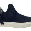  Very G "Whisper" Black Aztec Fringe Slip-on Shoes