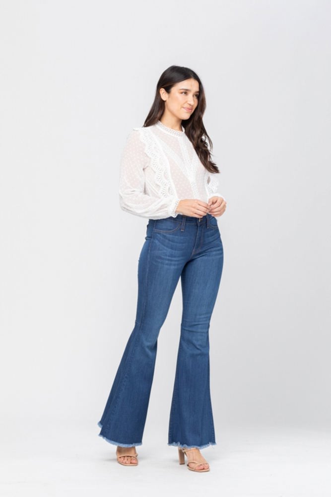 Judy Blue High Waist Super Flare Denim 8396