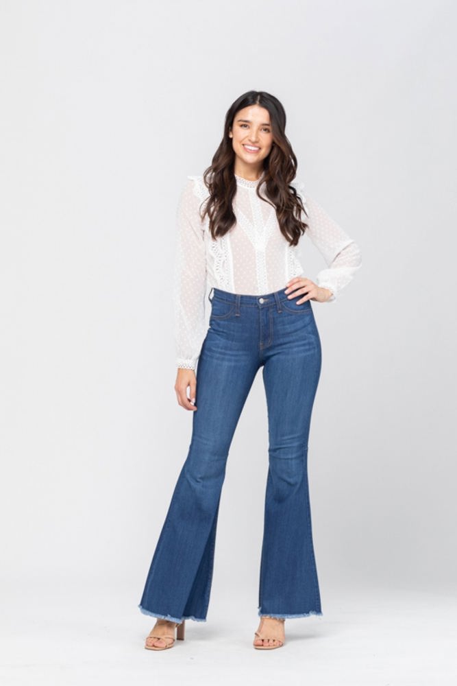 Judy Blue High Waist Super Flare Denim 8396