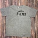  Beauts & Beaus Boy's Mama has my heart tee, Grey - Size 7Y