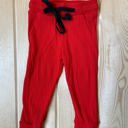  Beauts & Beaus Boy's Red Ribbed Jogger