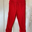  Beauts & Beaus Boy's Red Ribbed Jogger