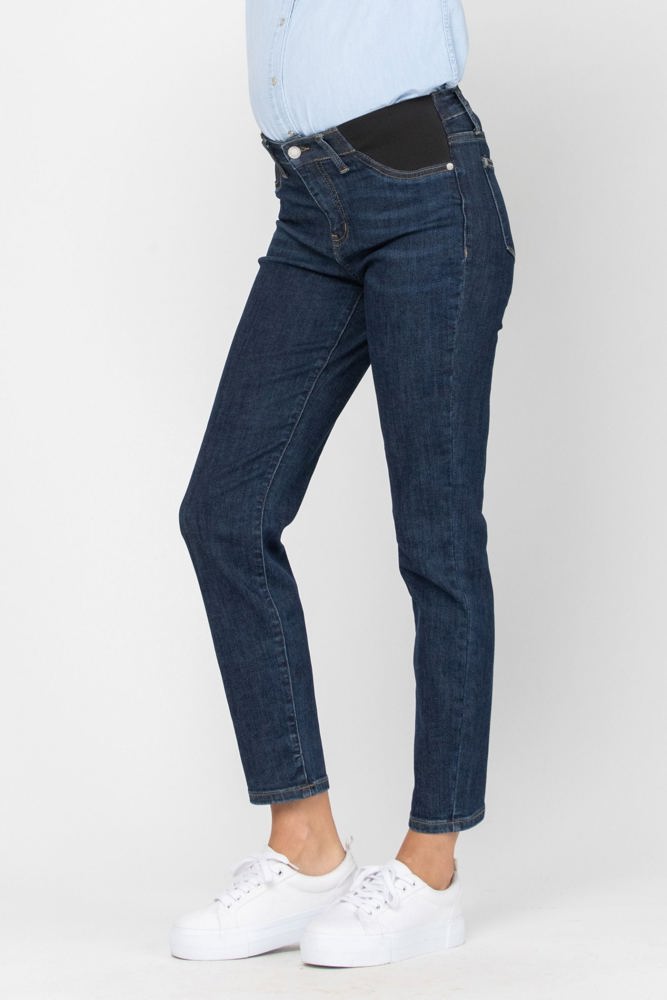 Judy Blue Bloom Maternity Slim Denim Mid Rise 9805