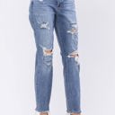  Judy Blue Mid Rise Destroyed Boyfriend Denim 82217