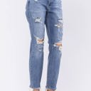  Judy Blue Mid Rise Destroyed Boyfriend Denim 82217