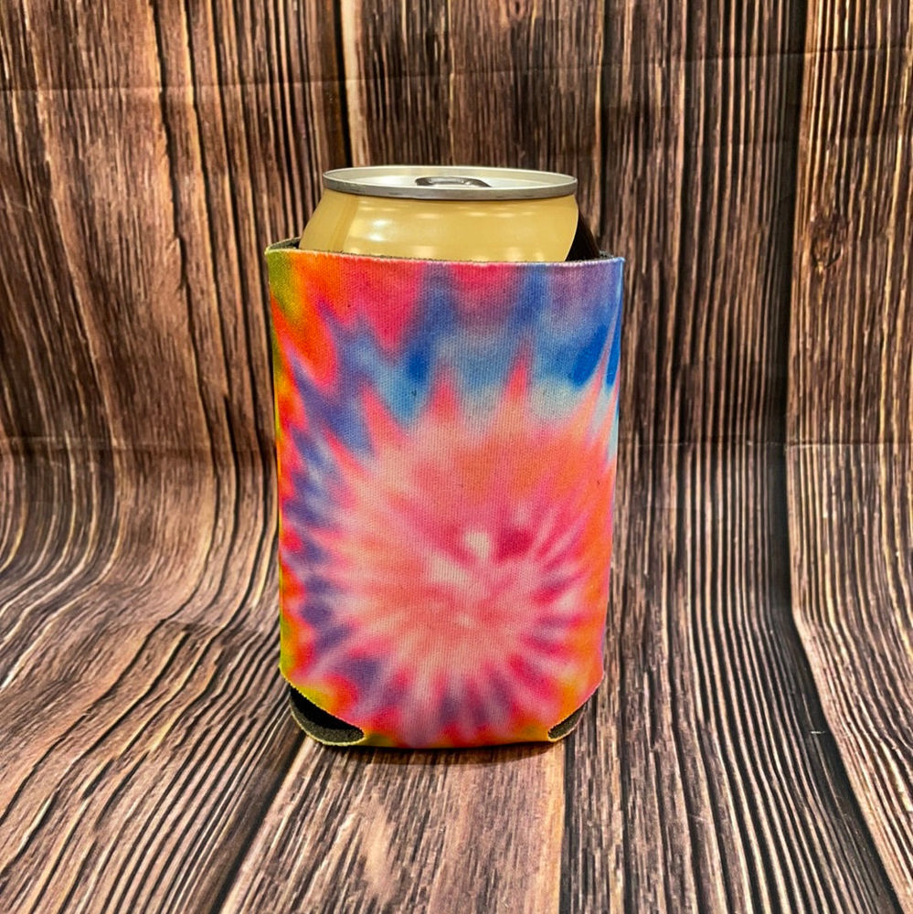 The Swanky Blossom Regular Can Cooler, Tie Dye